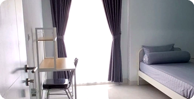 Kamar Type B dengan balkon